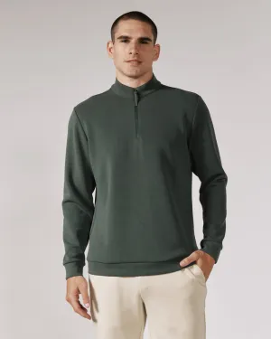 7 Diamonds Rev Quarter Zip - Basil