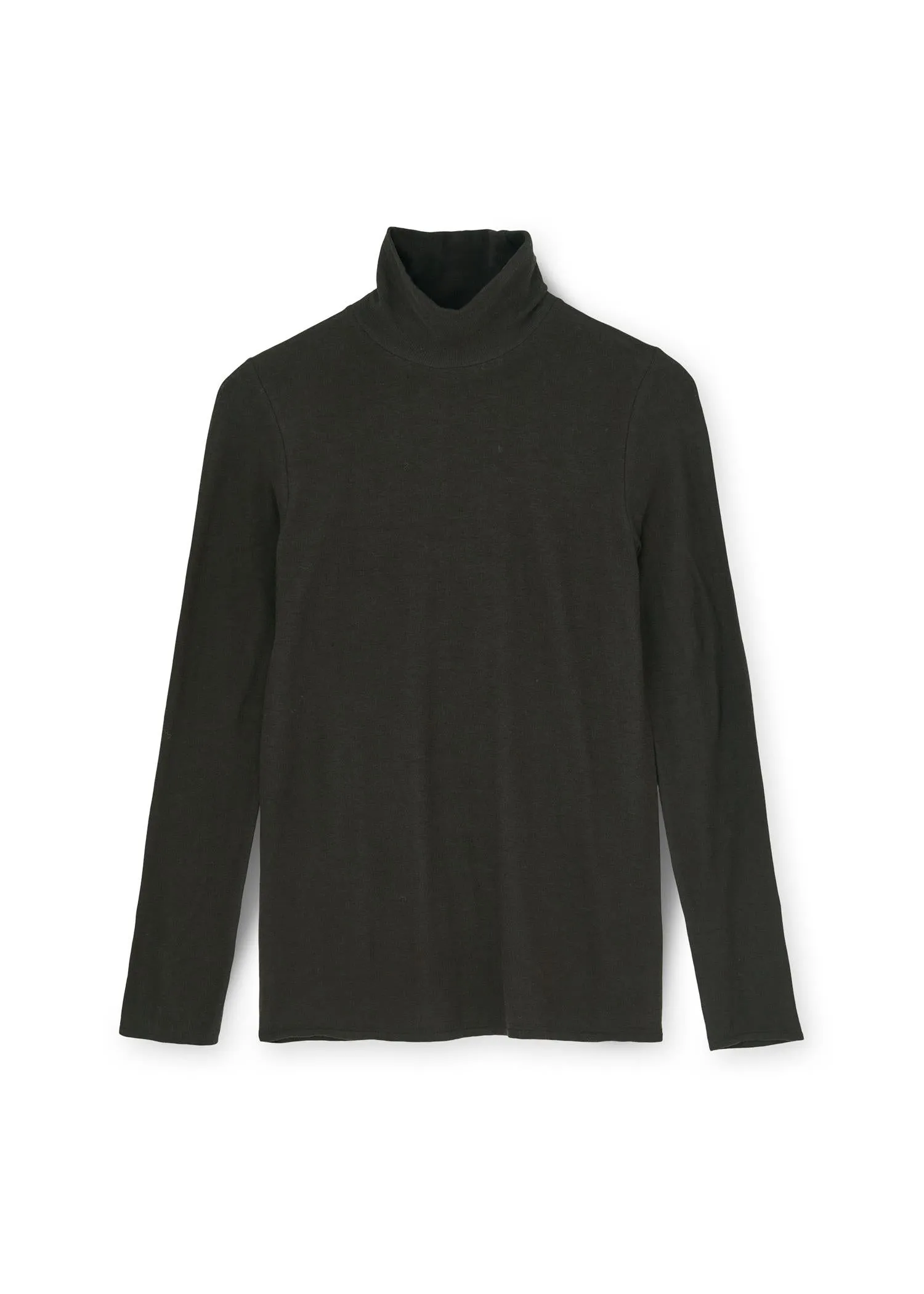 AIAYU - Gentle Turtleneck - Dark Brown