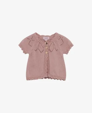 BABY POINTELLE WOOL VEST