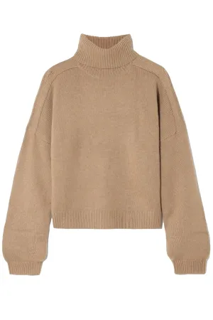 Bangkok Ribbed Organic Cashmere Turtleneck Sweater