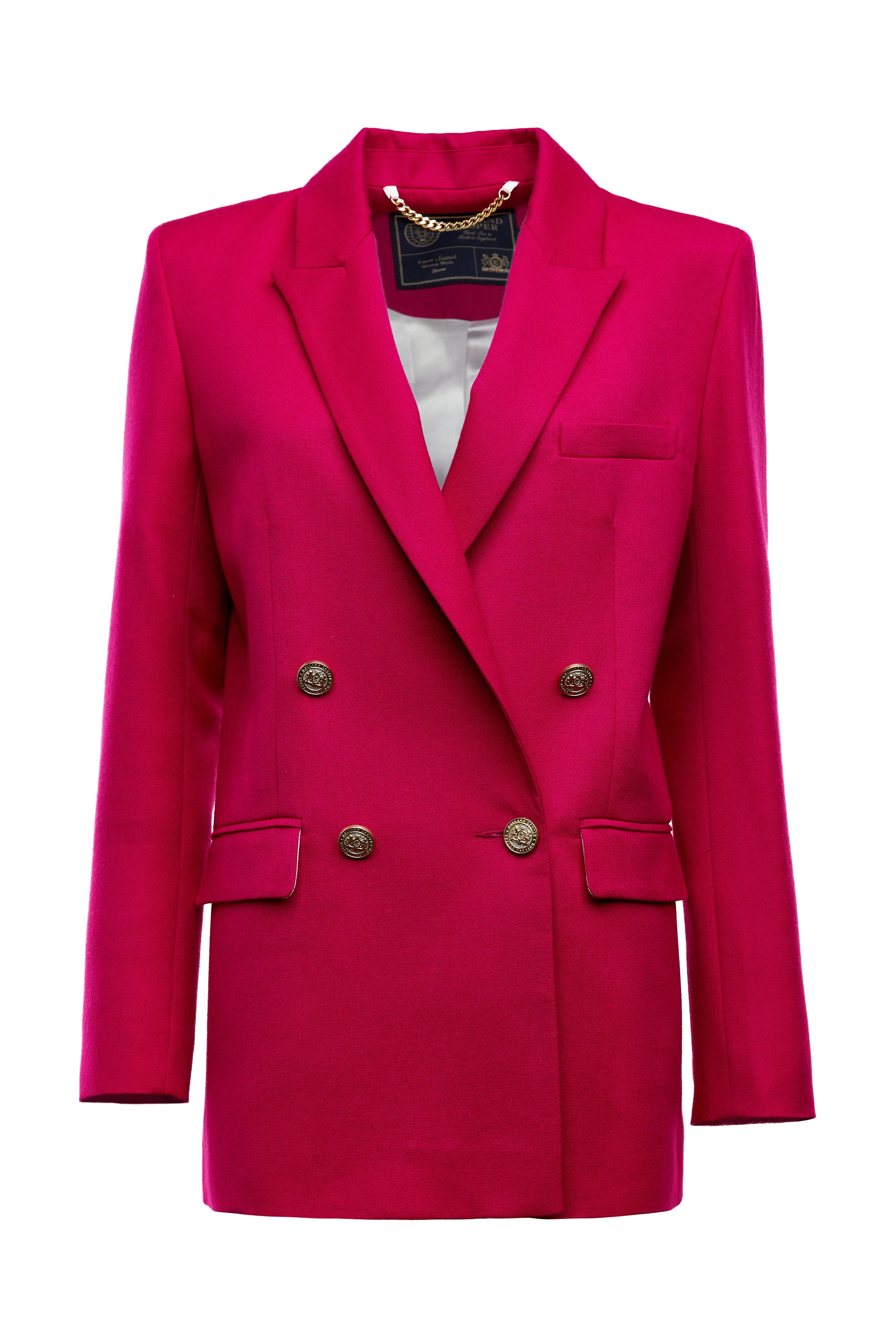 Belgravia Blazer (Hot Pink Barathea)