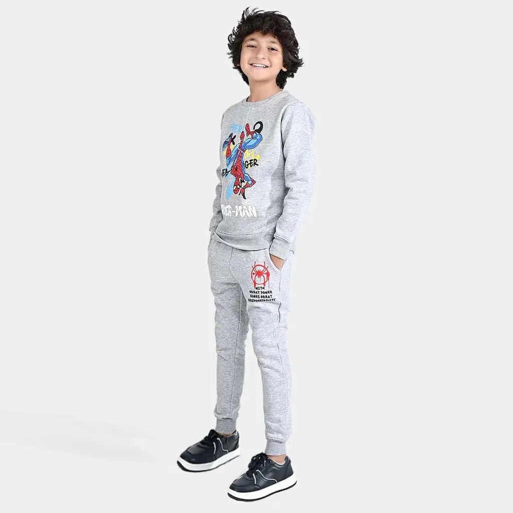 Boys Fleece 2 Piece Suit Amazing Character-Grey