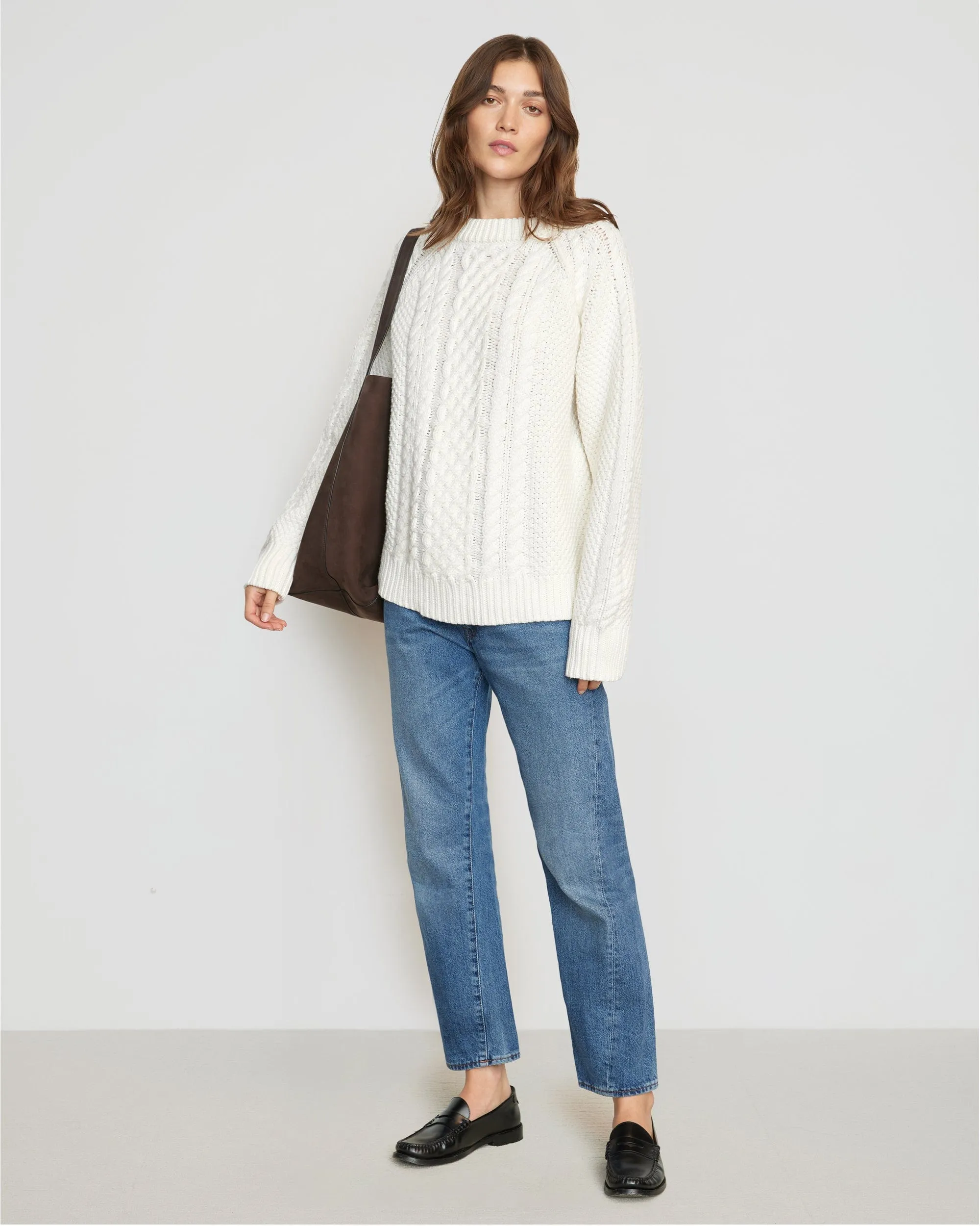 Brady Chunky Cable Knit Sweater