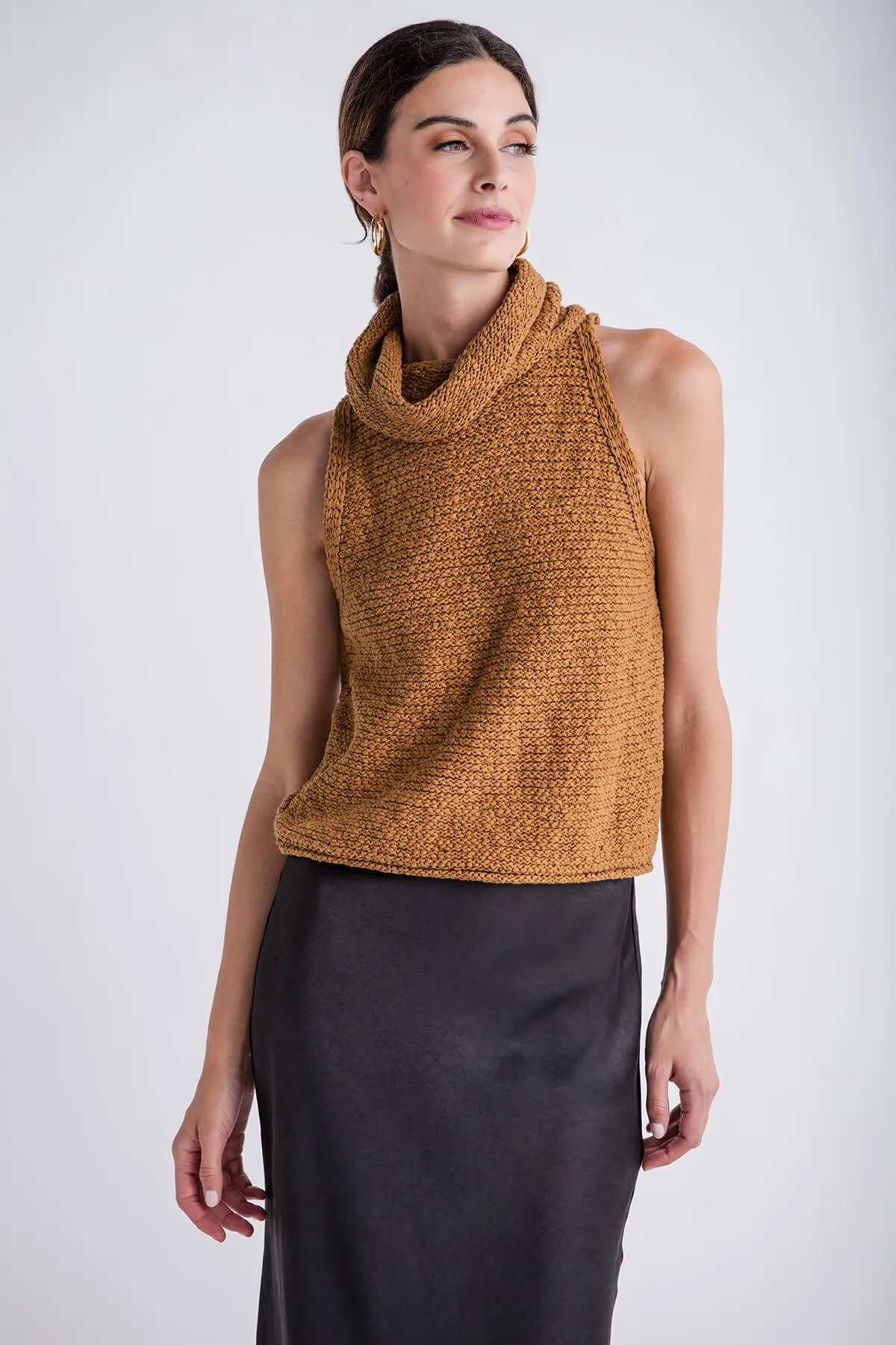 By Together Sleeveless Mockneck Sweater