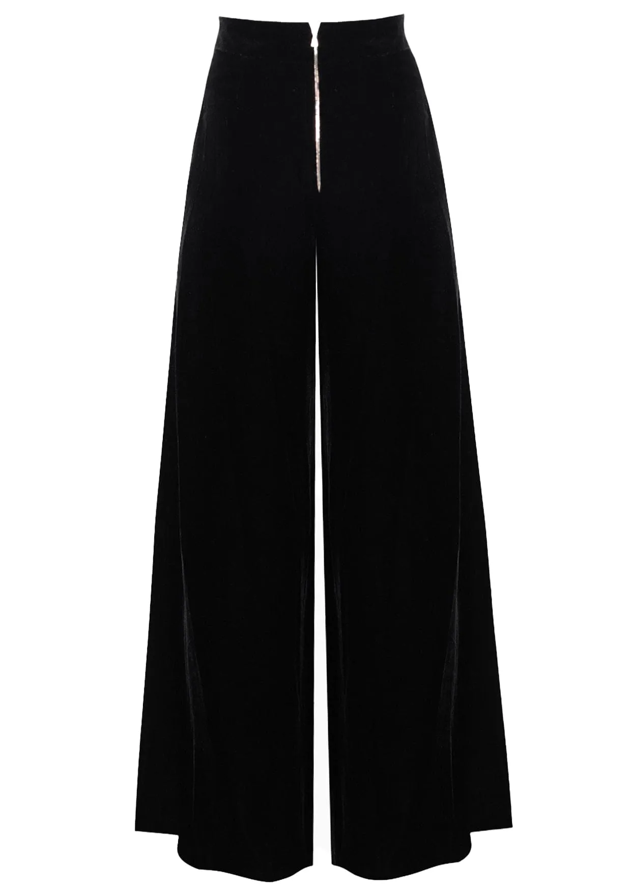 Dahlia Noir Velvet Palazzo Trousers