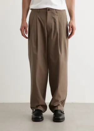 Deep Tuck Pressed Pants