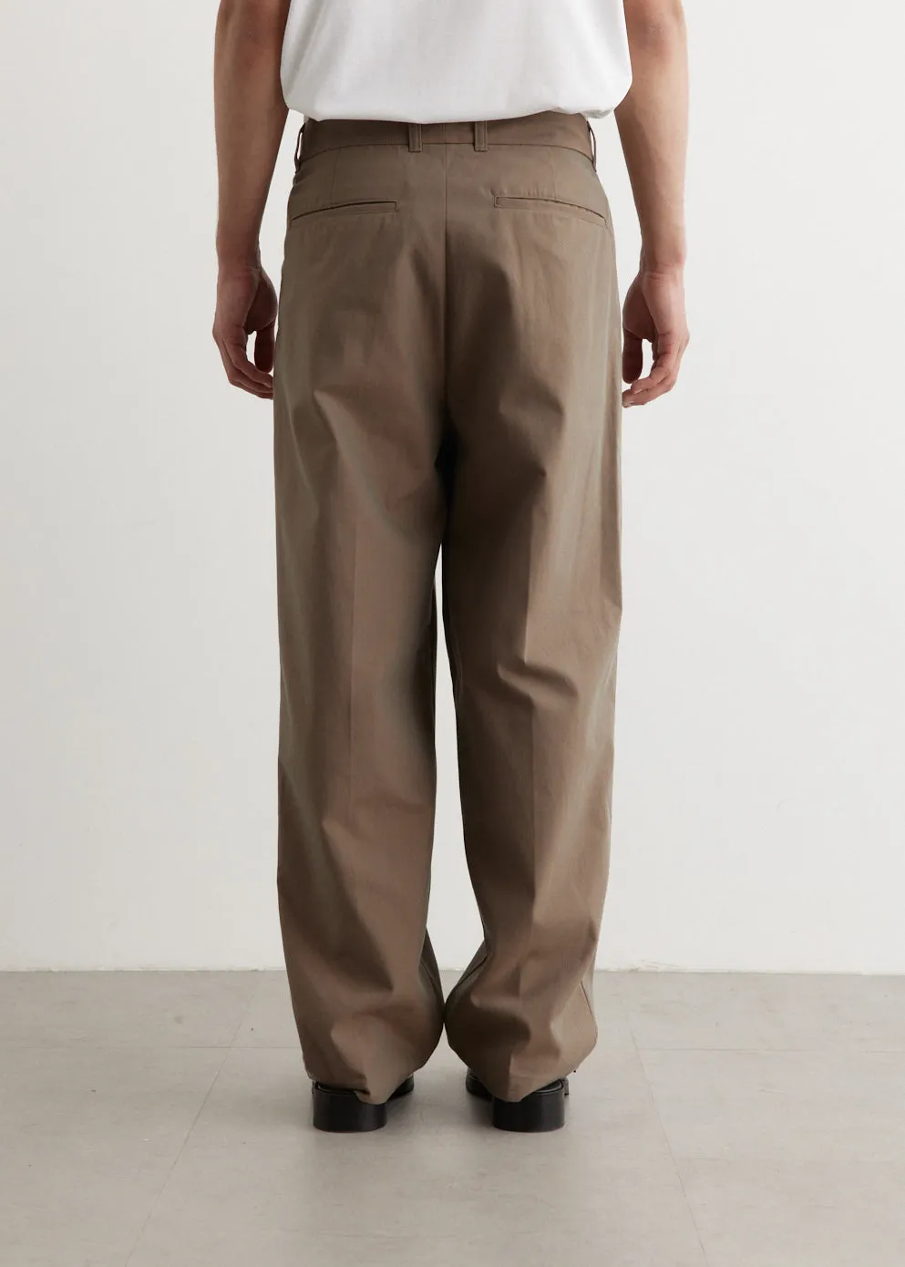 Deep Tuck Pressed Pants