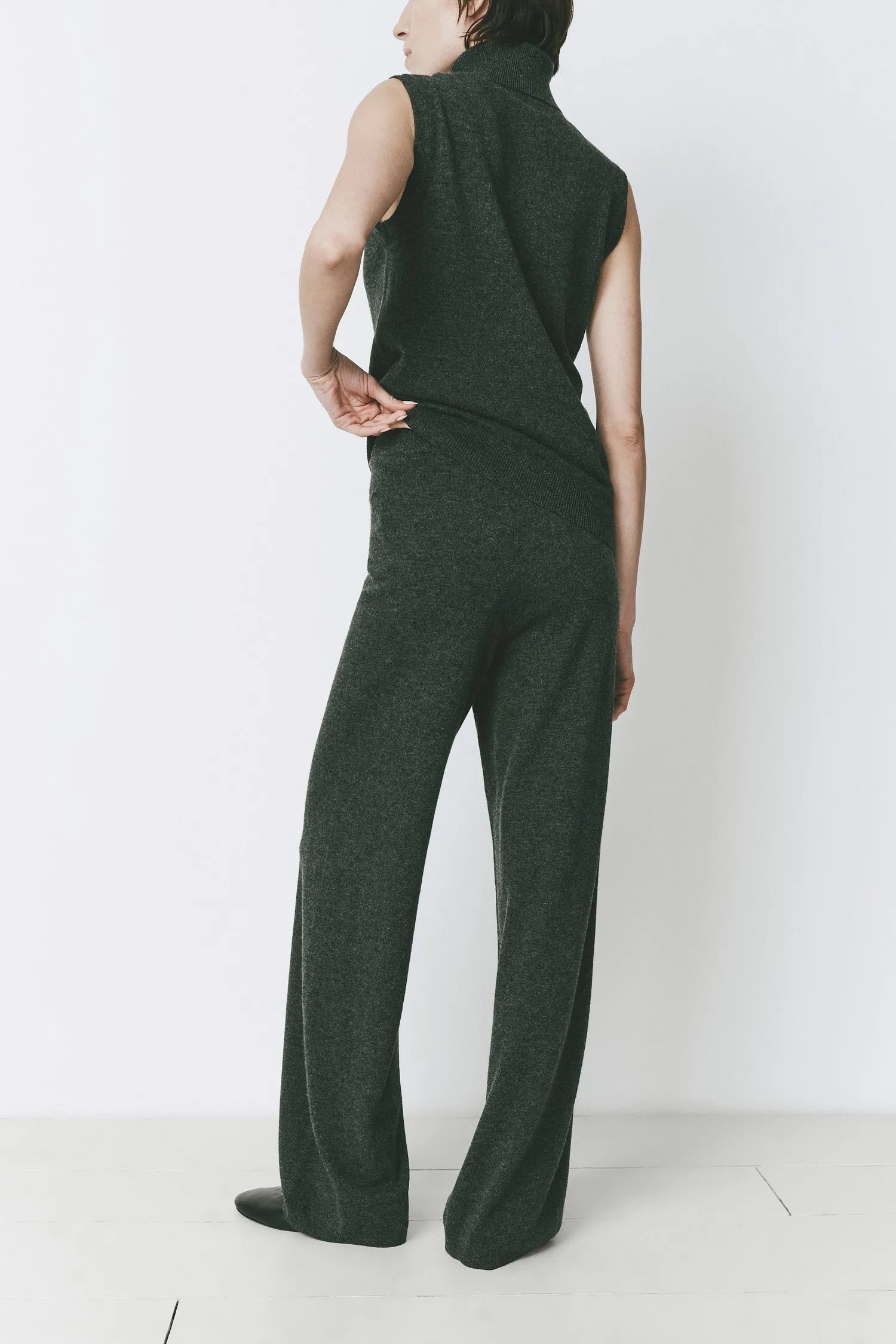 Denis Wide Leg Sweater Pant