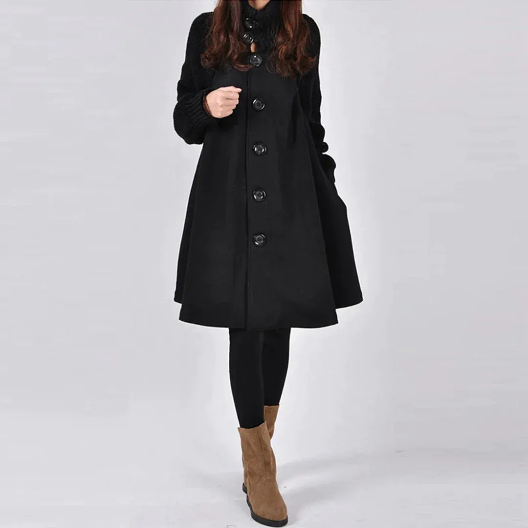 Eva | Black elegant women's coat