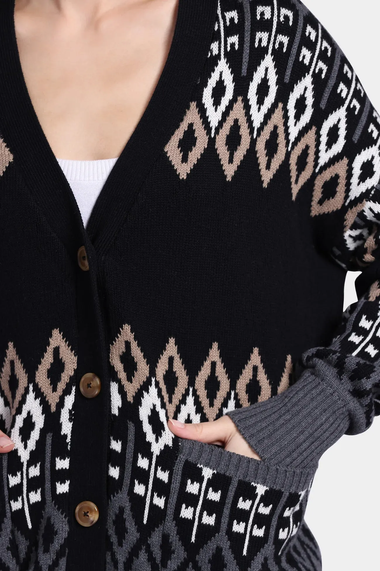 FAIR ISLE CARDIGAN 9006