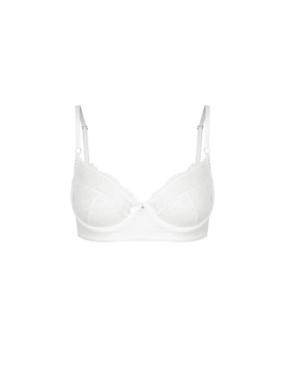 Florence Balconette Bra / White