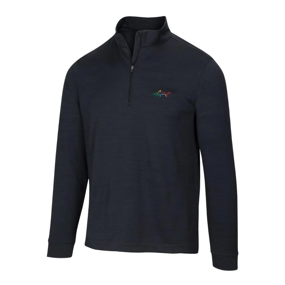 Greg Norman Performance Shark 1/4 Zip Mock Neck Pullover