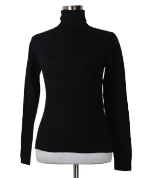 Hermes Black Cashmere Turtleneck sz 6