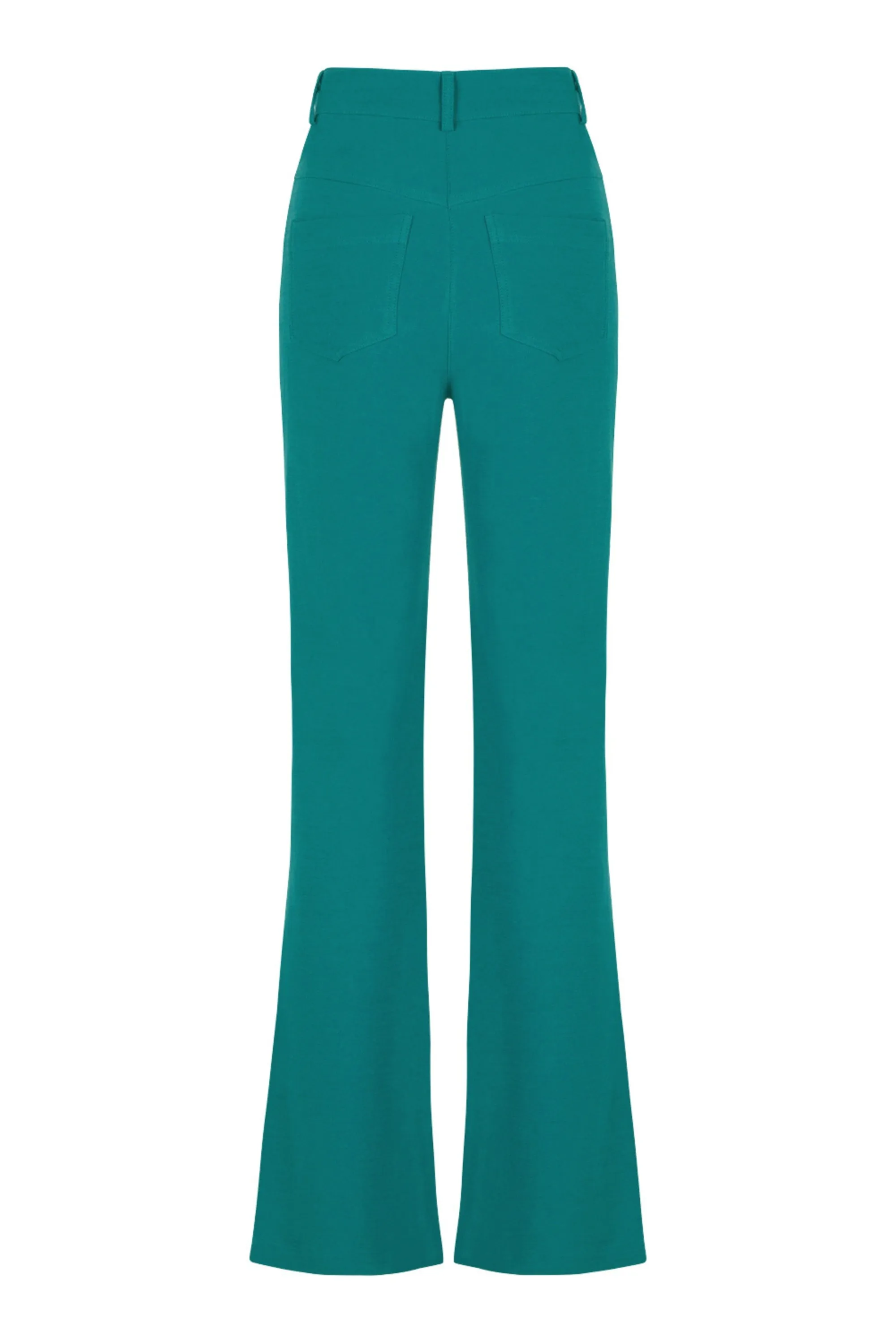 High-Waisted Slit Pants