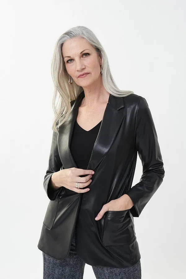 Joseph Ribkoff Leatherette Blazer