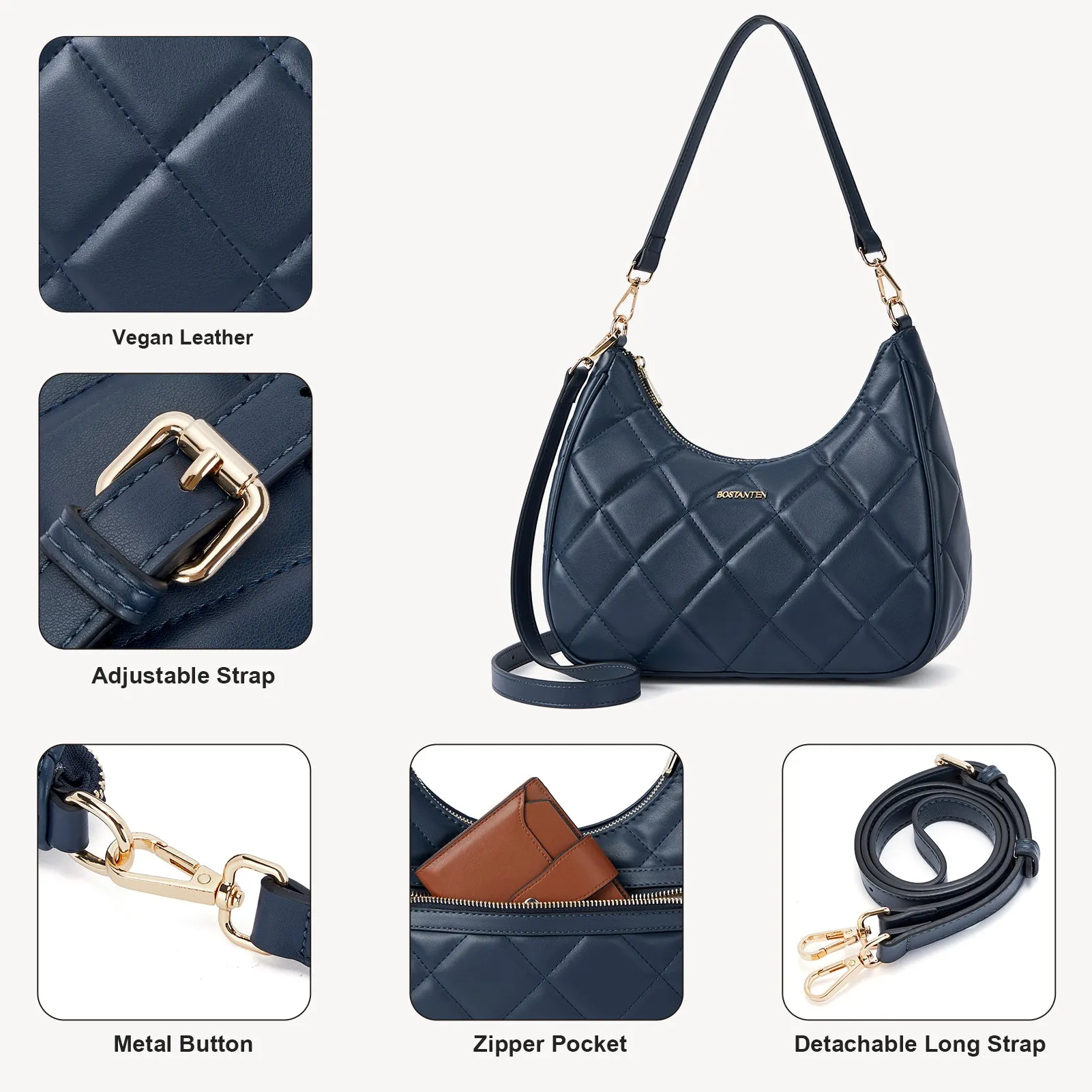 Kweli Mini Quilted Shoulder Purses