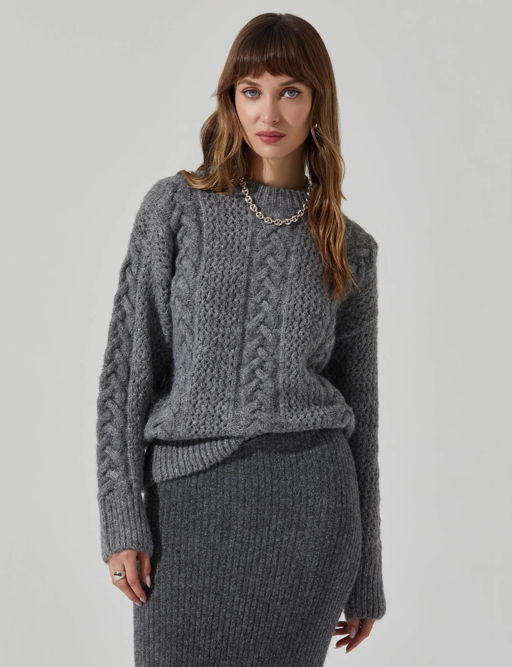 Lisbeth Sweater, Grey