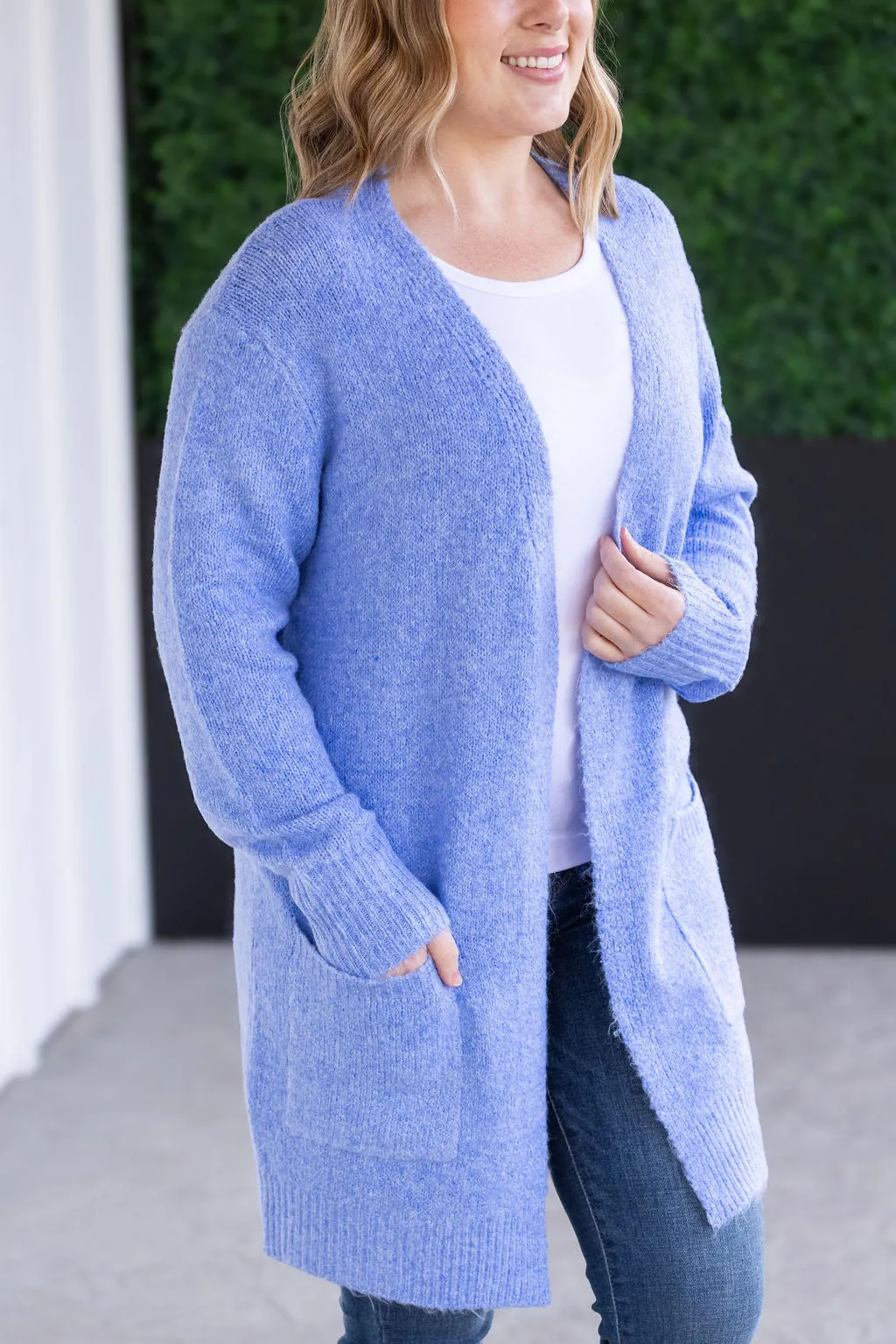 Madison Cozy Cardigan - Blue by Michelle Mae