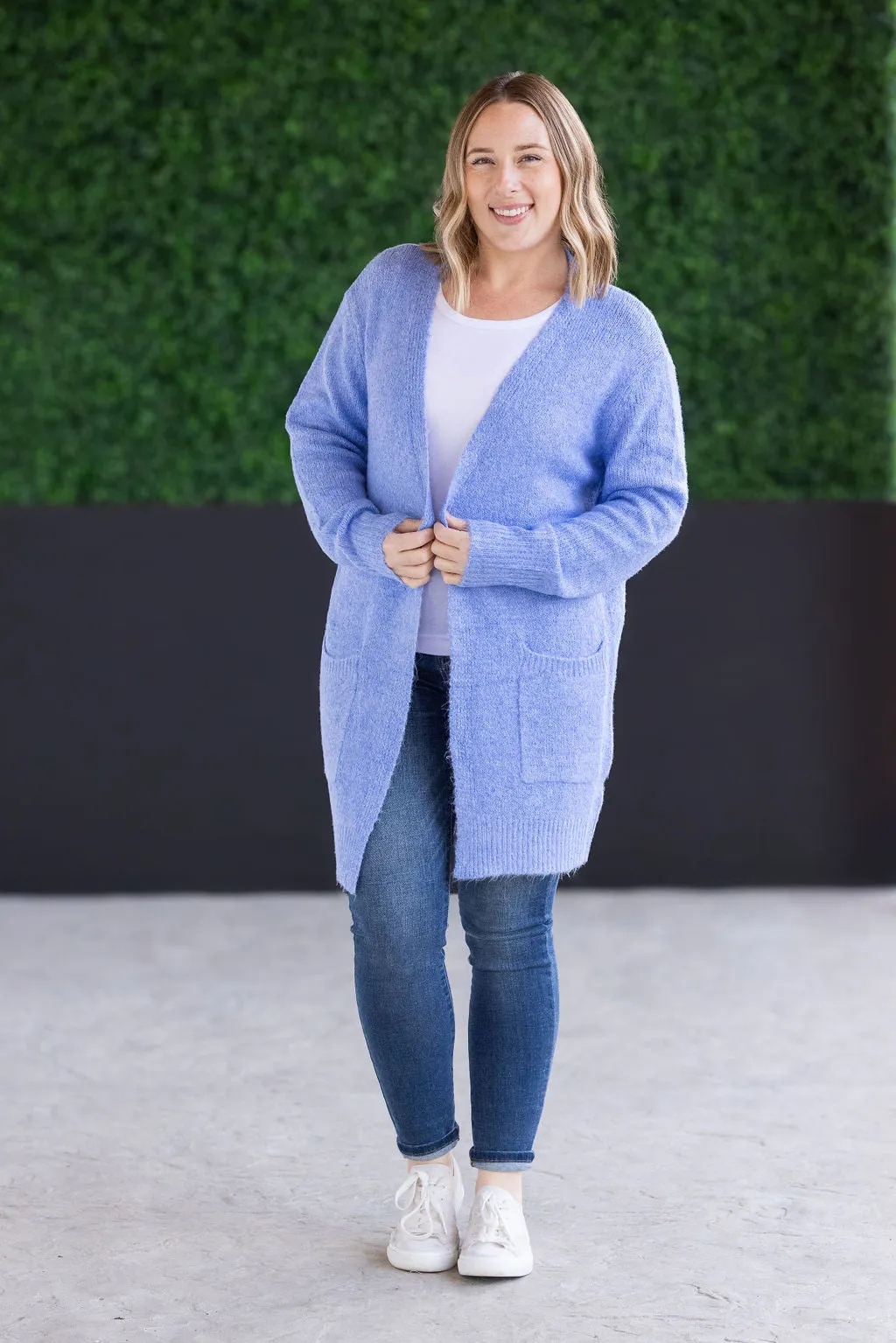 Madison Cozy Cardigan - Blue by Michelle Mae