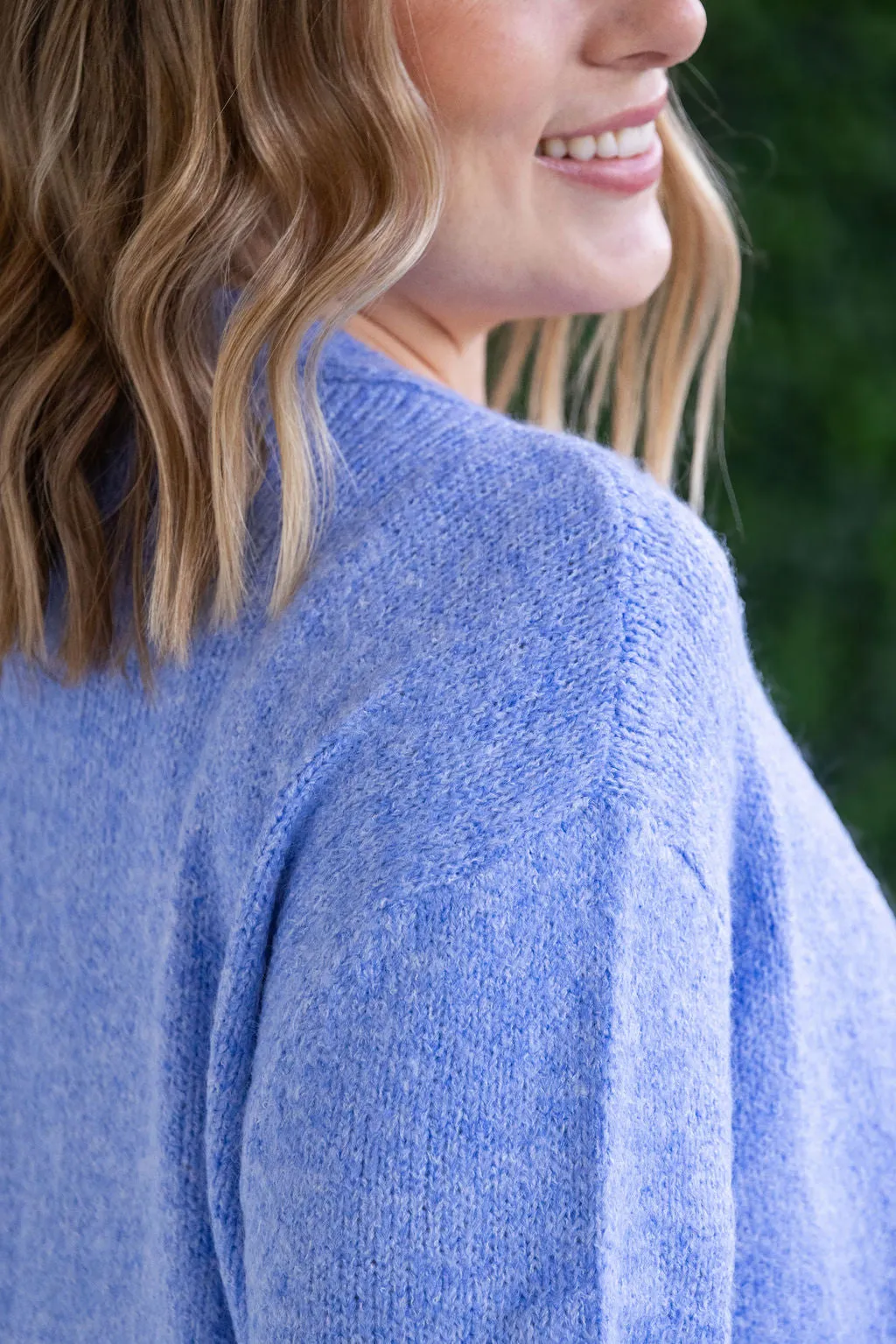 Madison Cozy Cardigan - Blue by Michelle Mae