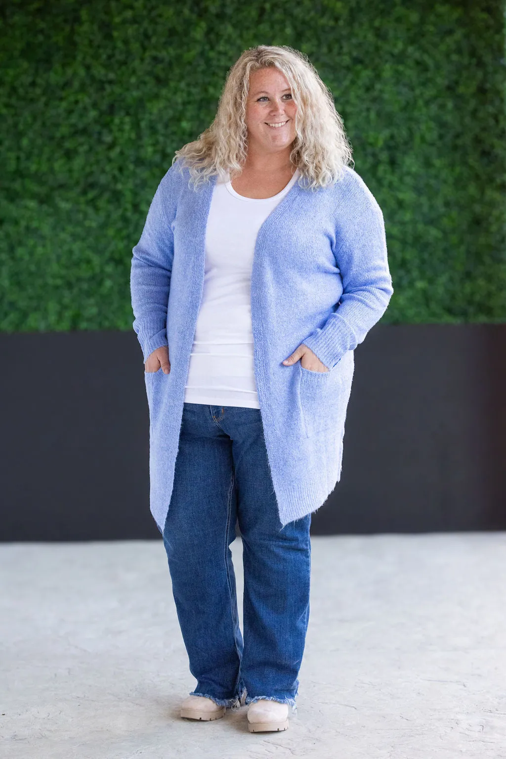 Madison Cozy Cardigan - Blue by Michelle Mae