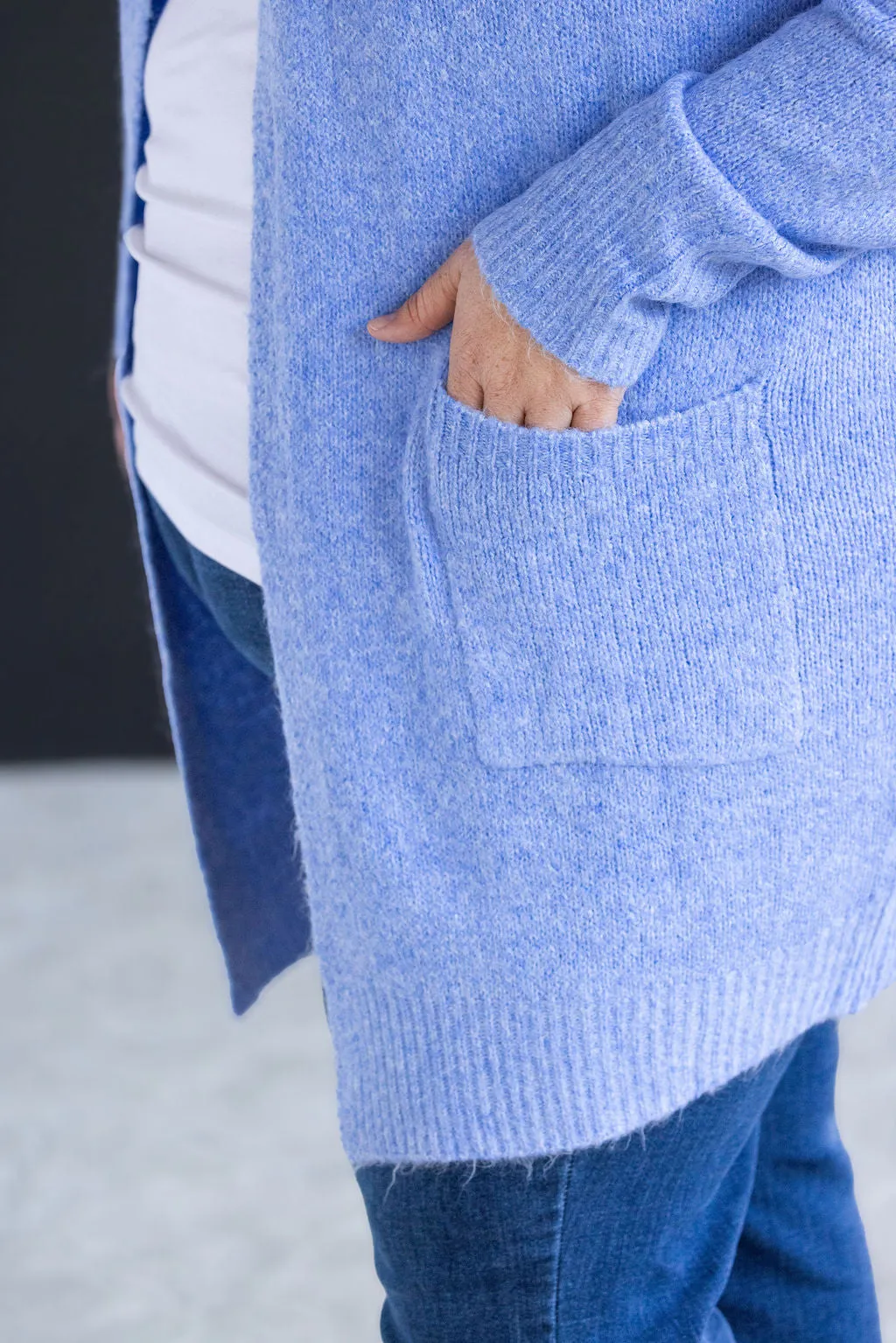 Madison Cozy Cardigan - Blue by Michelle Mae