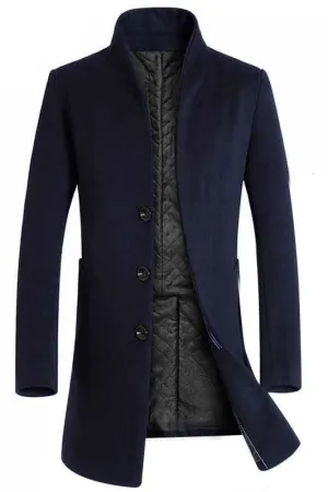 Men's Casual Woolen Coat