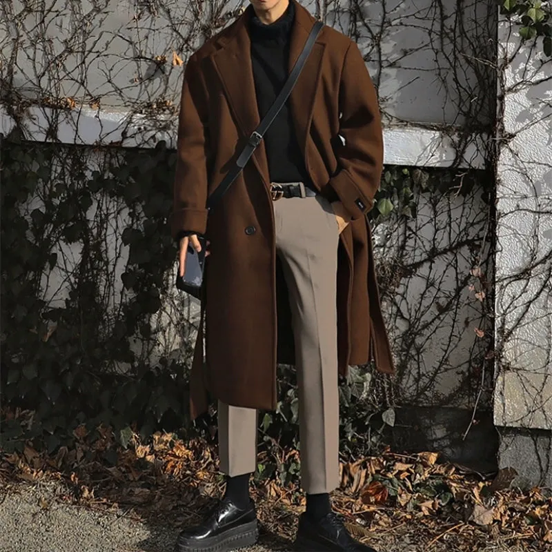 Mid-length trench coat