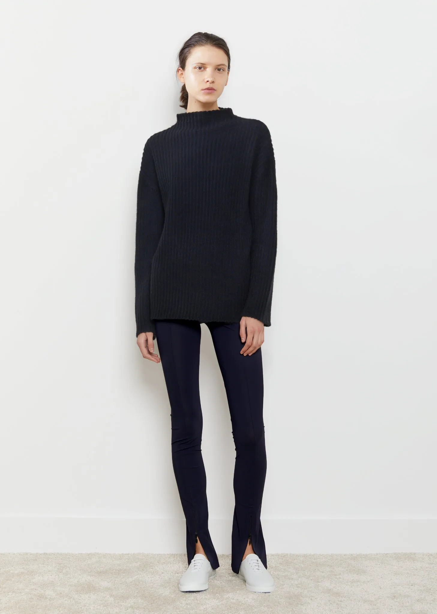 Minah Brushed Stretch Cashmere Turtleneck