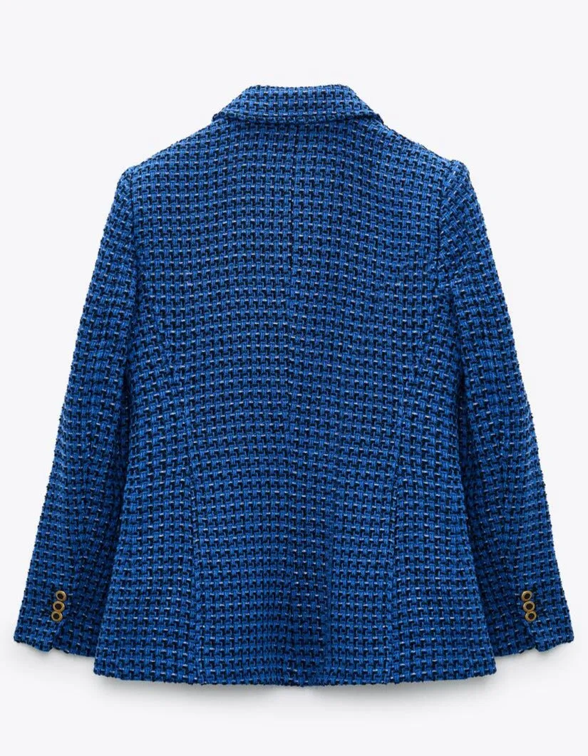 NOELLA COLOR TWEED BLAZER