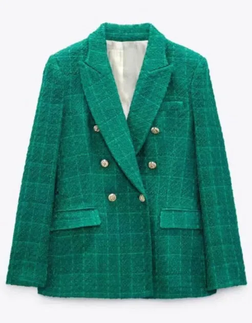 NOELLA COLOR TWEED BLAZER