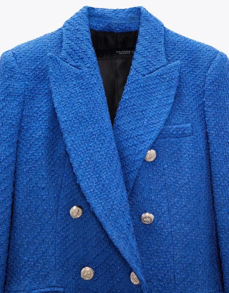 NOELLA COLOR TWEED BLAZER