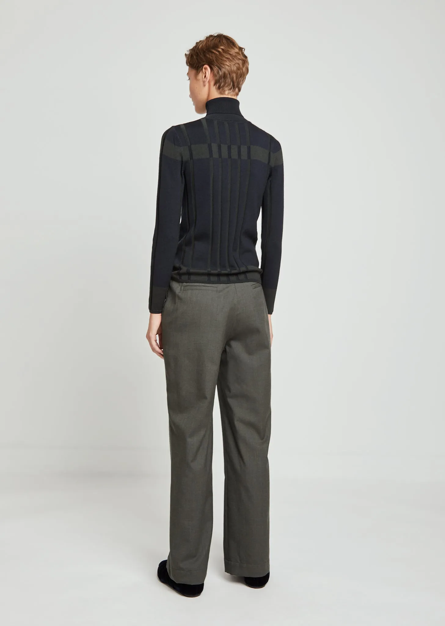 Pezinoky Light Wool Wide Leg Pants