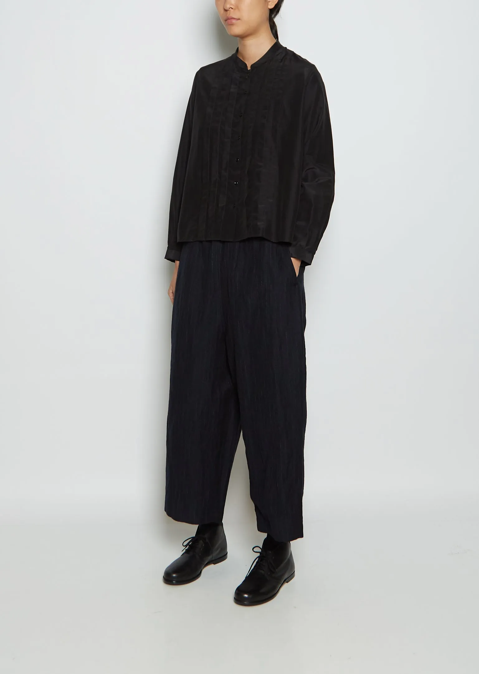 Pierre Pinstripe Wool Pants