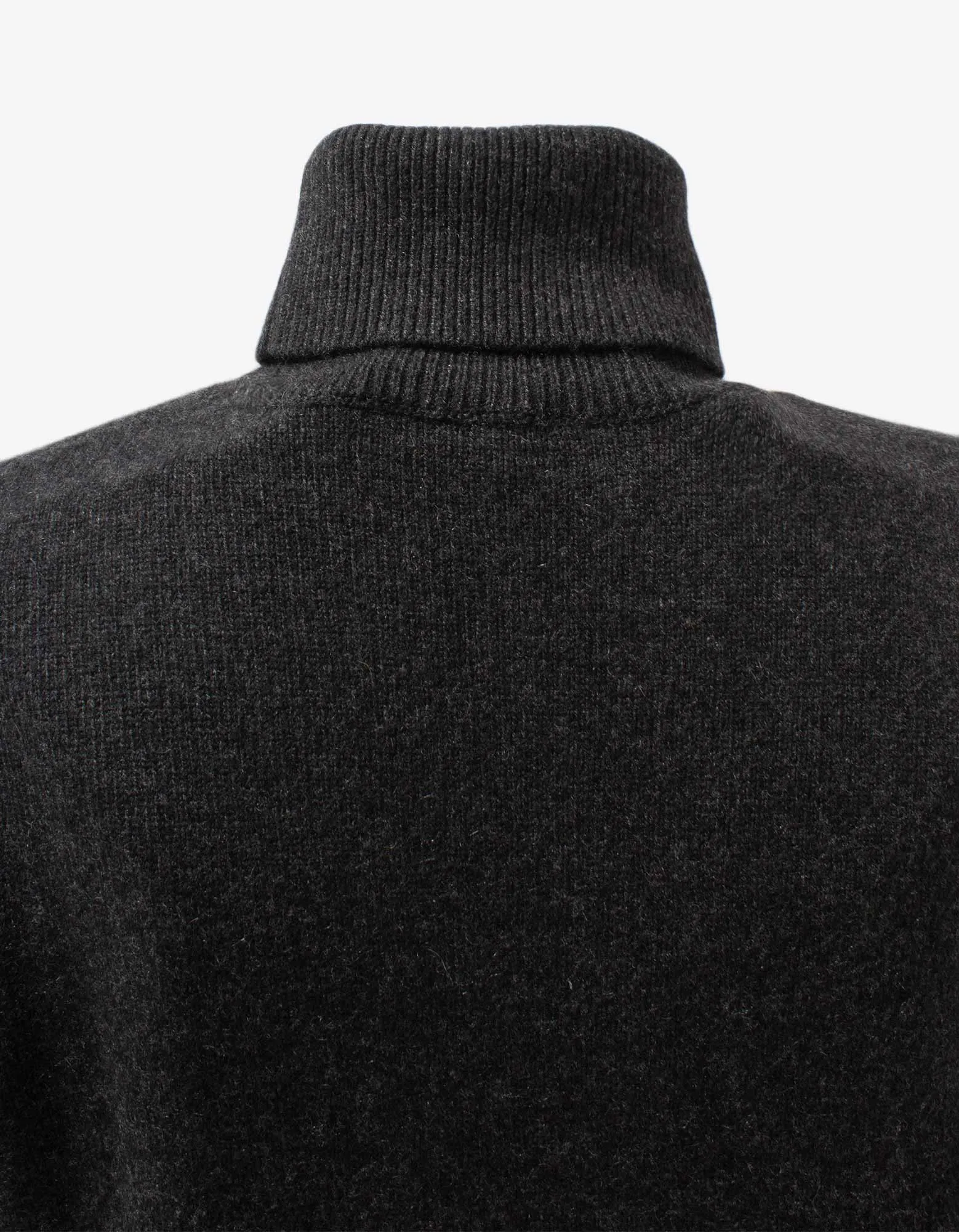 Ralph Lauren Purple Label Grey Aviation Bear Turtleneck Sweater