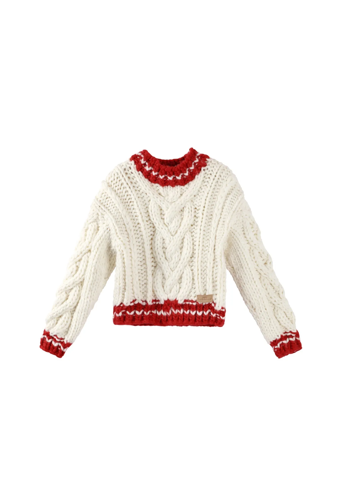 Red Velvet Pleated Jumper