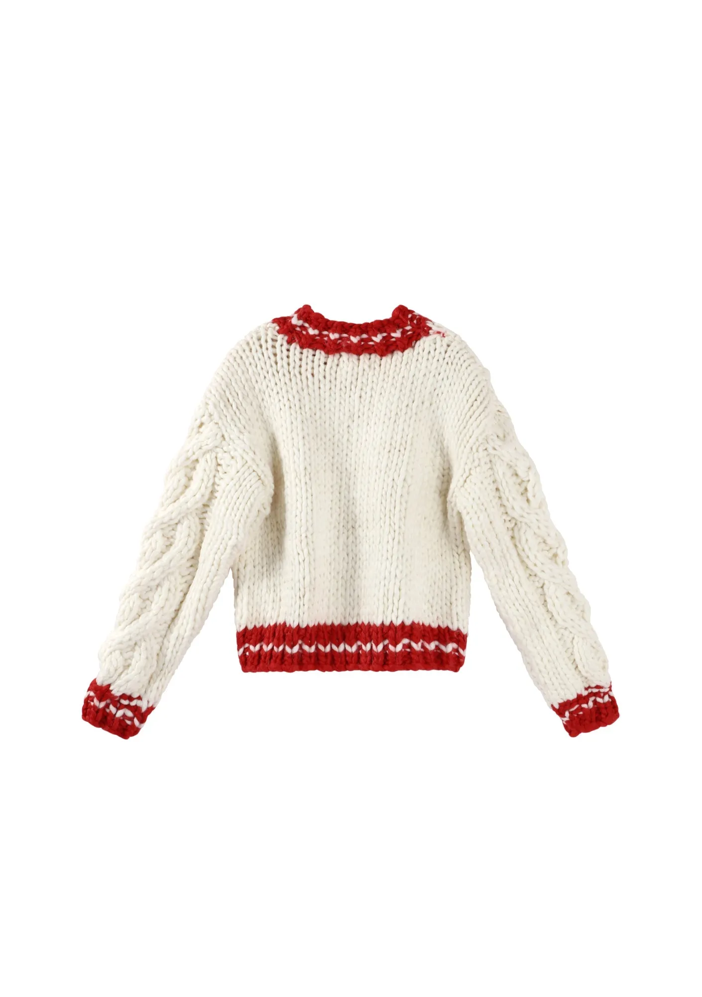 Red Velvet Pleated Jumper