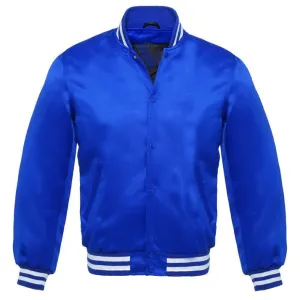 Satin - Royal/White Trim Jacket