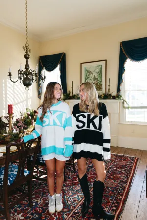 Ski In Sweater - Powder Blue