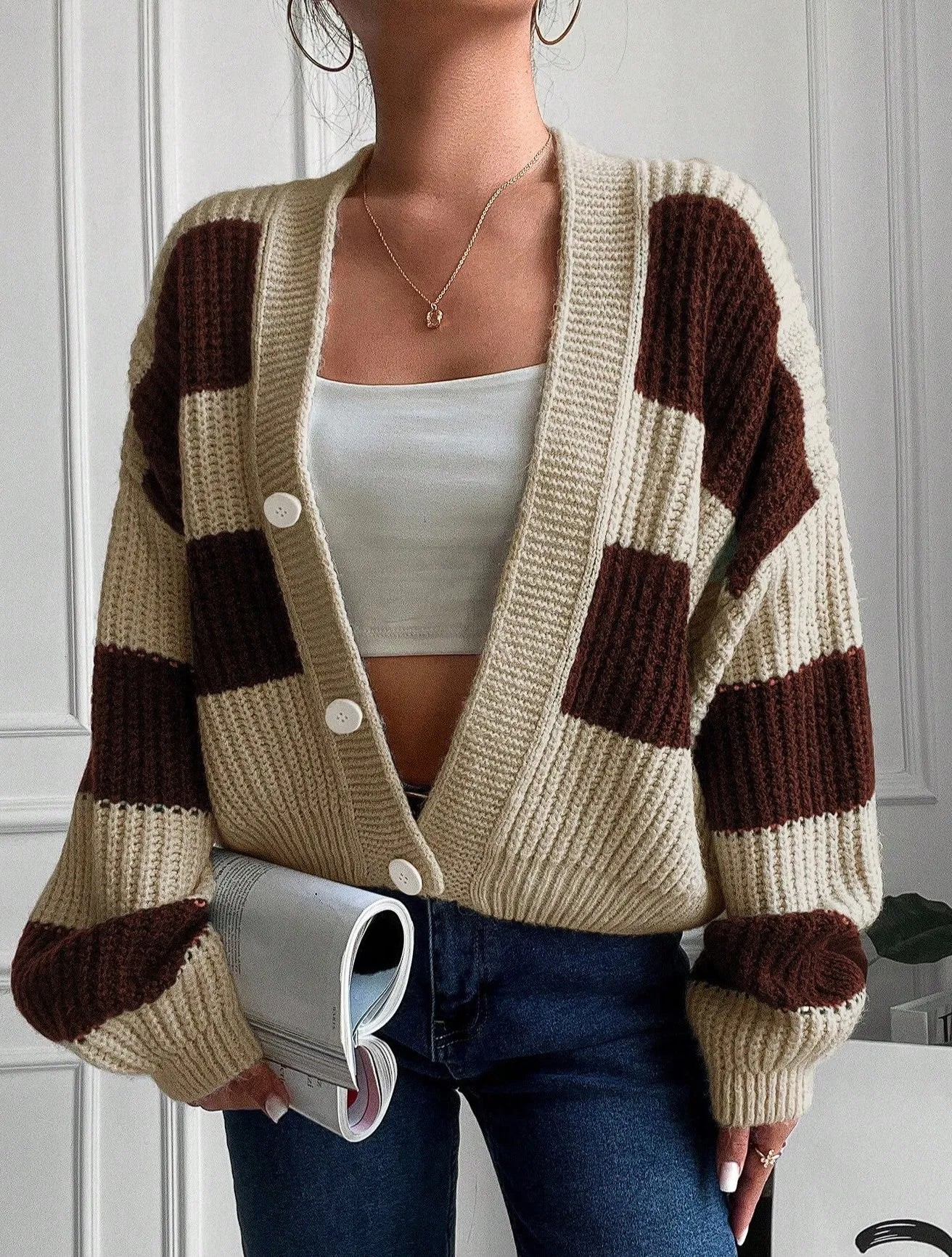 Susie Striped Cardigan