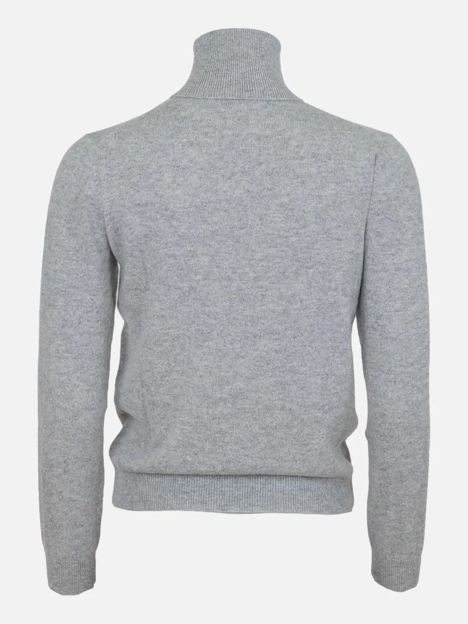 SY-23031 Turtleneck - 100% Cashmere - Accesories - Grey