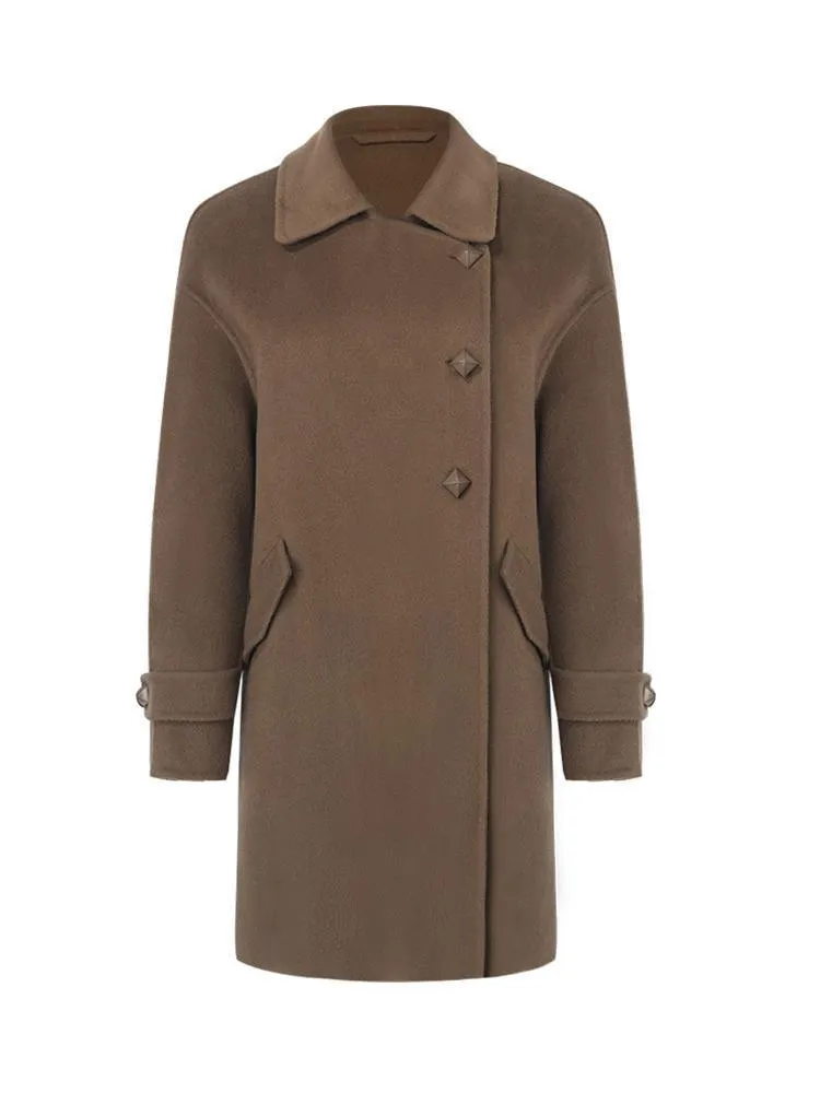 Tencel Woolen Double-Faced Coat