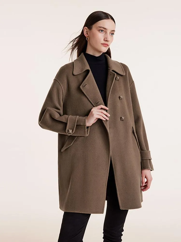 Tencel Woolen Double-Faced Coat