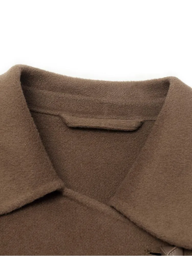 Tencel Woolen Double-Faced Coat