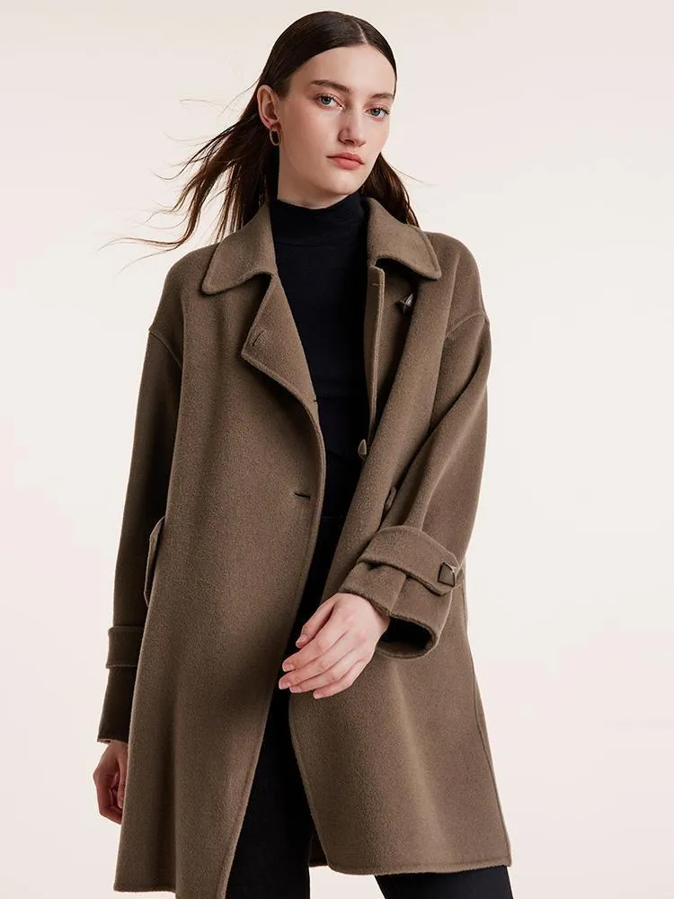 Tencel Woolen Double-Faced Coat