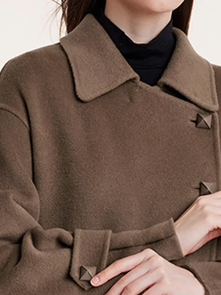 Tencel Woolen Double-Faced Coat