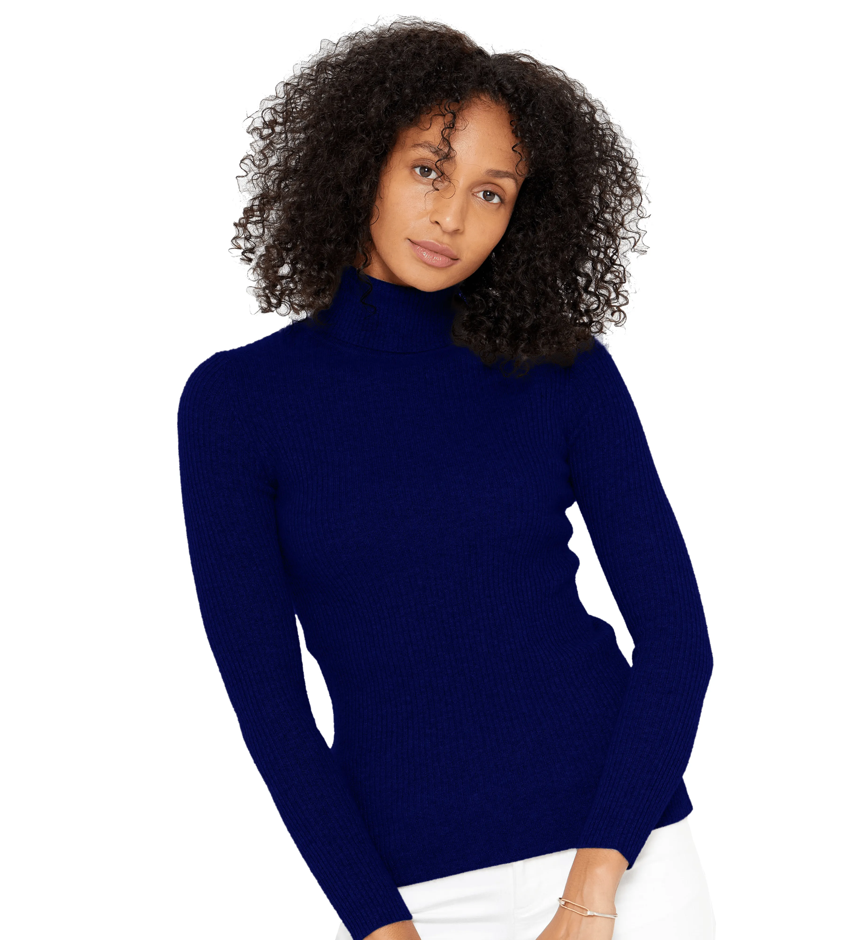 The Ribbed Turtleneck Cashmere Sweater