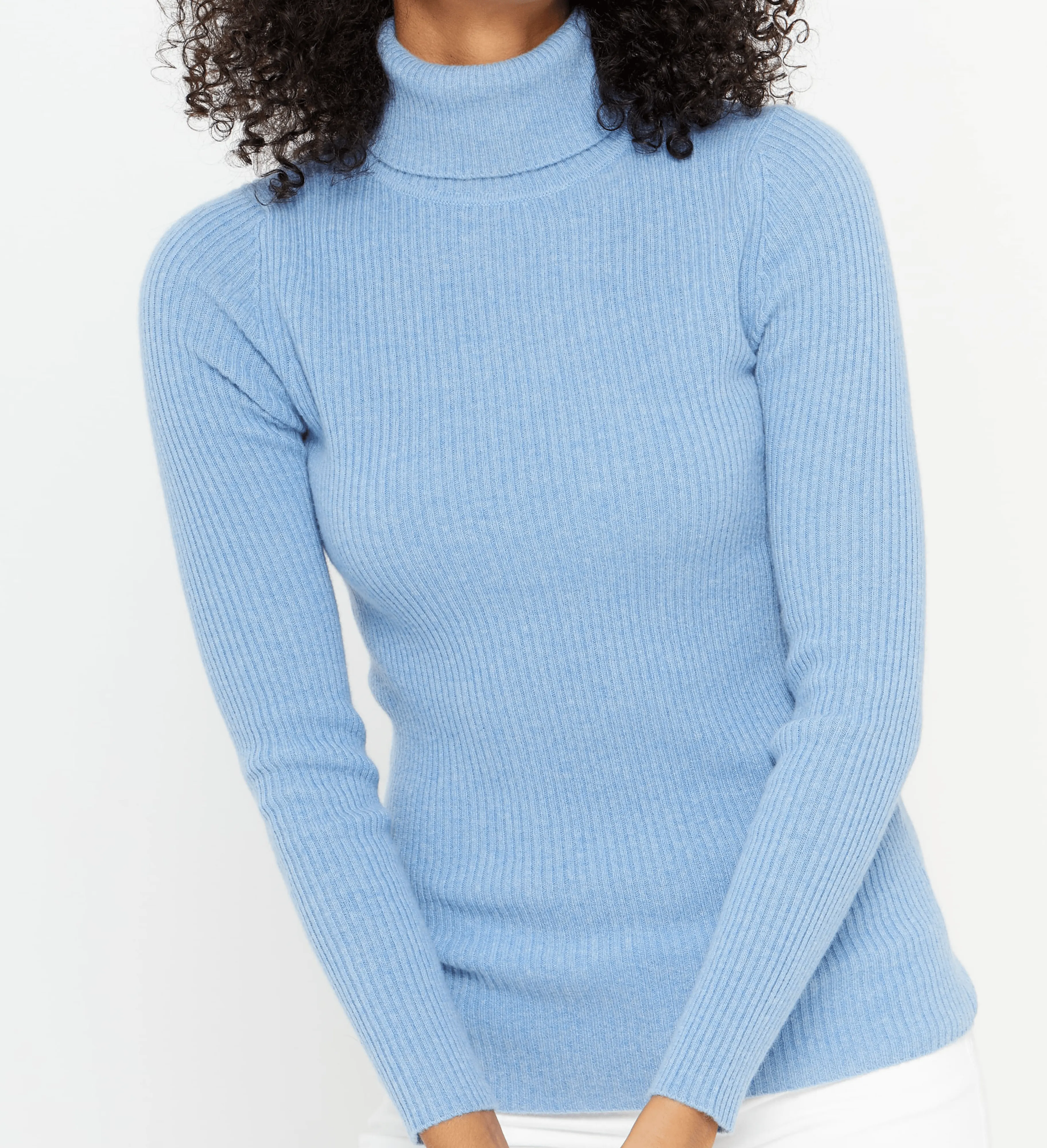 The Ribbed Turtleneck Cashmere Sweater