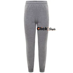 Unisex Boys Girls Fleece PE Gym School Jogging Bottoms Trousers Joggers Pants -Grey