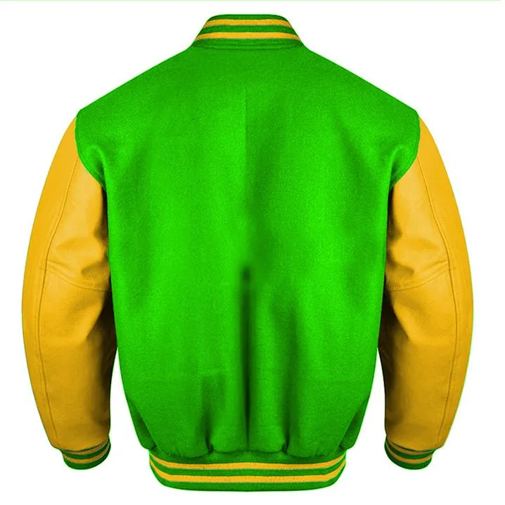 Varsity Jacket - Kelly Green Gold